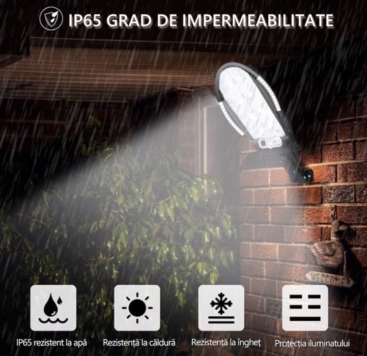Lampa Solara Stradala cu Telecomanda