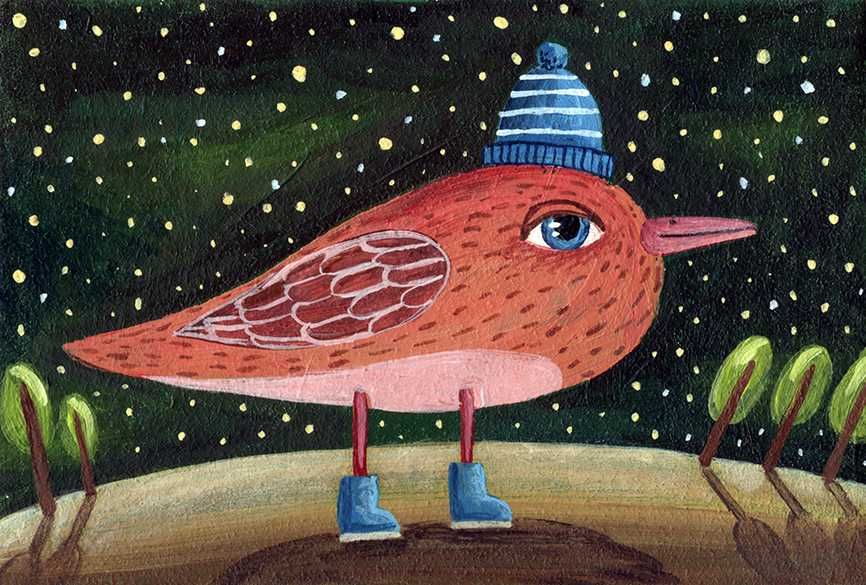 Картина акрилом в рамке