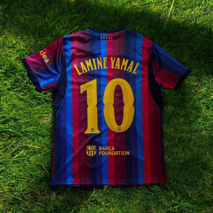 Футболна фланелка FC Barcelona — Lamine Yamal #10