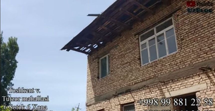 Уй сотилади 6 соток 6 хона