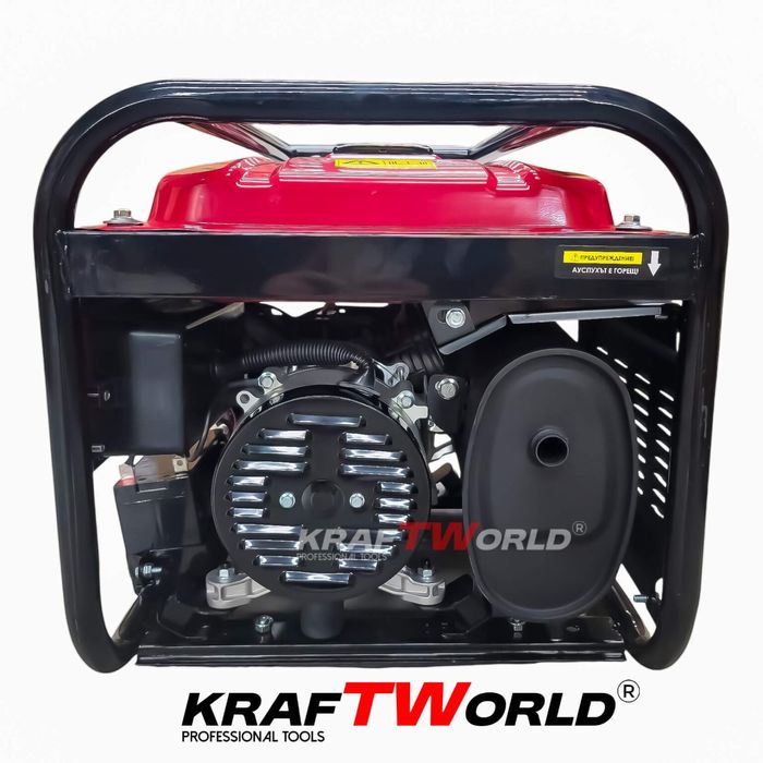 Четиритактов Бензинов Генератор за ток KraftWorld 4.5 kW монофазен агр