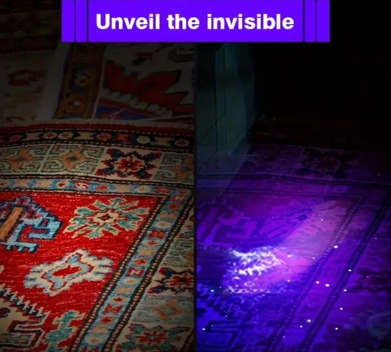 UV фенерче 395nm ултравиолетово