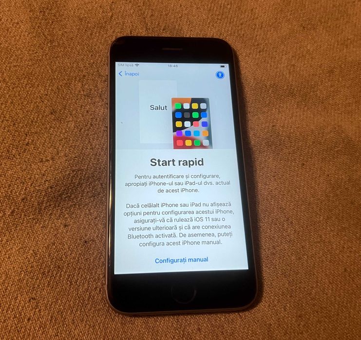 iPhone 6s 32GB Space Gray A1688 iOS 15.8.7 neactivat pentru piese