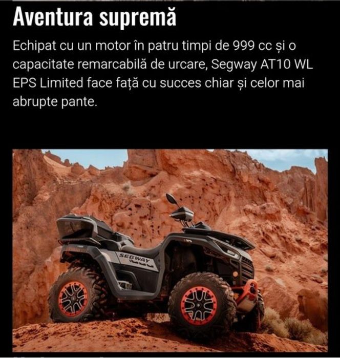 Atv segway at10 nou