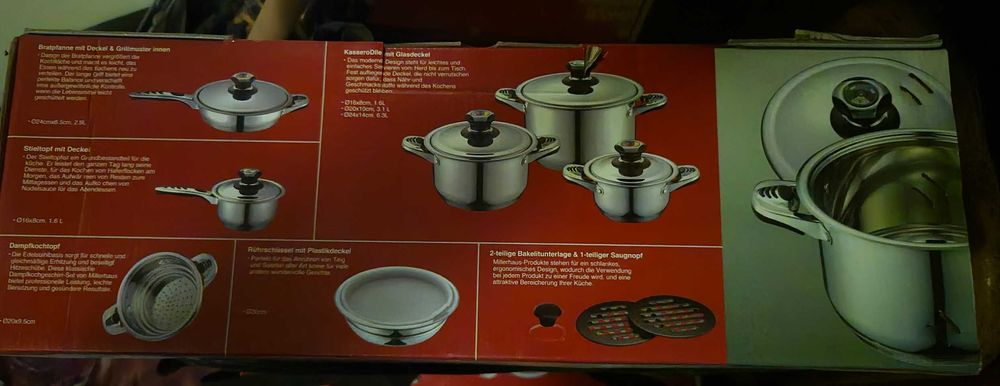 Set de 16 oale din inox Switzerhof 18/10