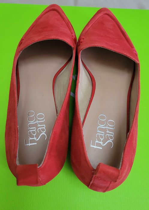 Дамски обувки Franco Sarto, червени, размер 38