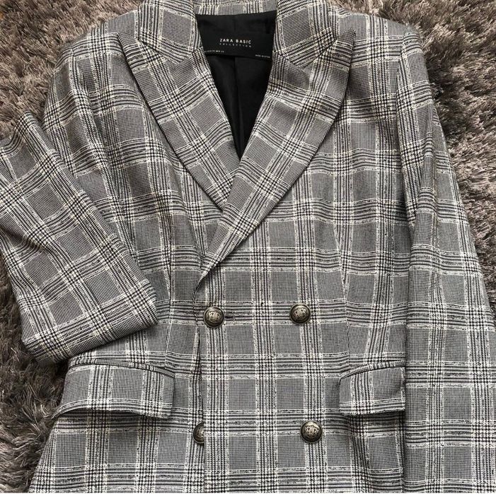 Sacou dama ZARA gri mar xs office elegant