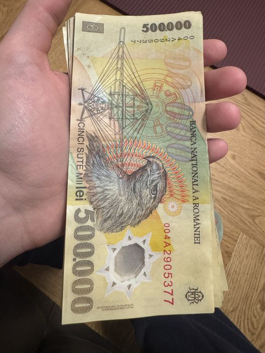 Bancnote vechi  500.000 lei anul 2000
