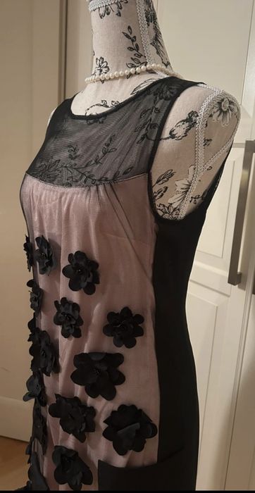 Rochie cu tul botez nunta