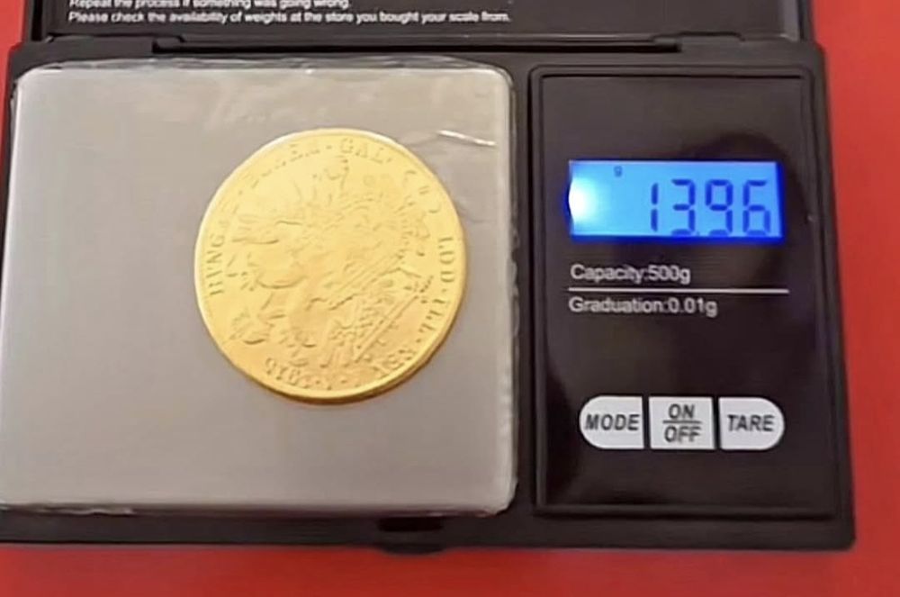 Monede mici franc Iosif placate cu aur 24k  monede 1915 imită 1/1 pe c