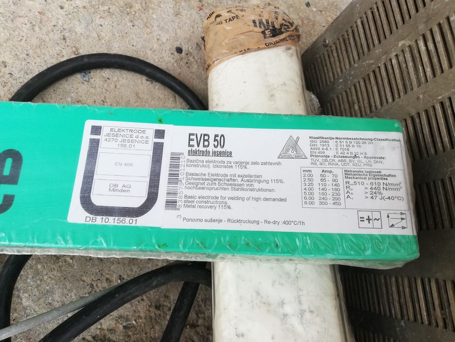 Продавам електрожен пълен комплект