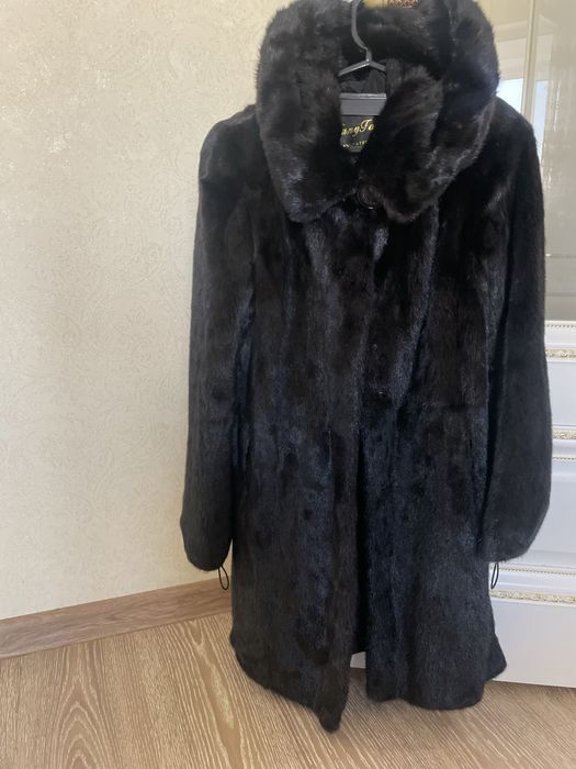 Шубка норка, черный бриллиант