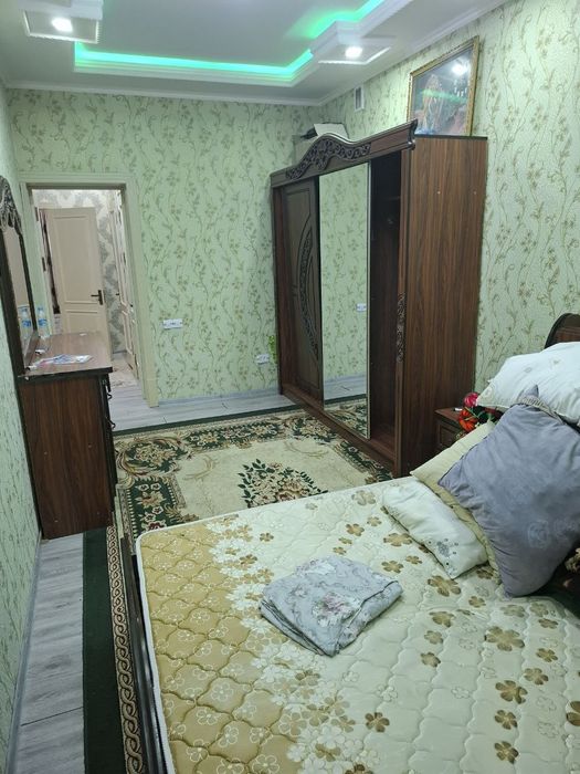 Квартира 2 хонали ижарага берилади .