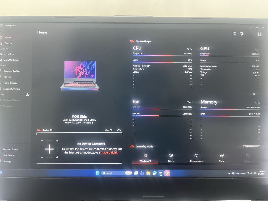 Asus rog strix gtx 1650