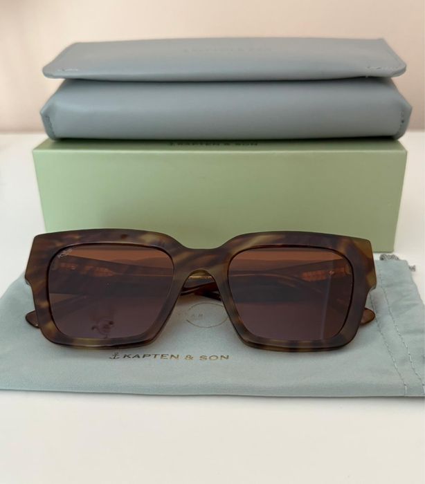 Ochelari de soare Kapten & Son – Seville Havana Tortoise Brown, noi