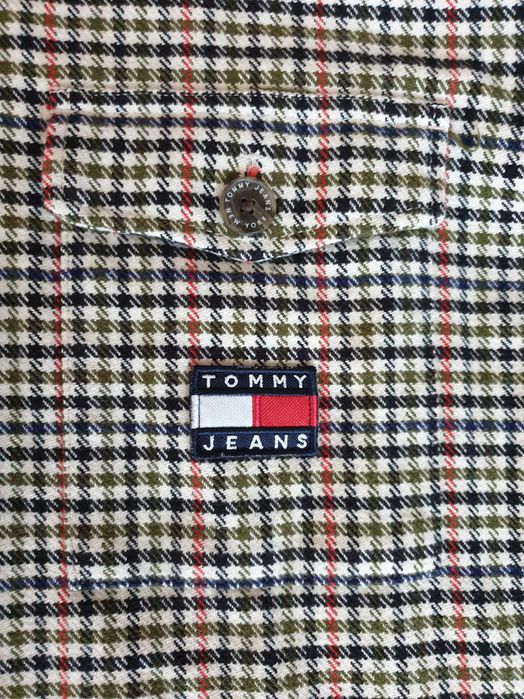 Jacheta camasa bumbac carouri Tommy Hilfiger Zara Massimo Dutti