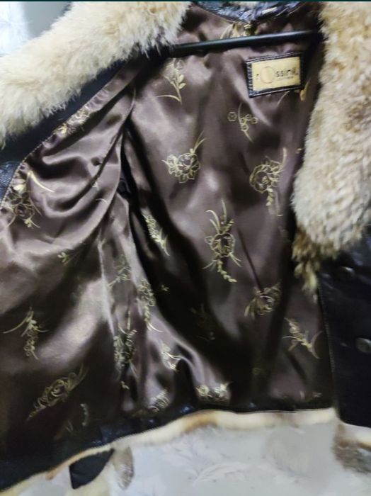 Яке от естествена кожа и естествен косъм