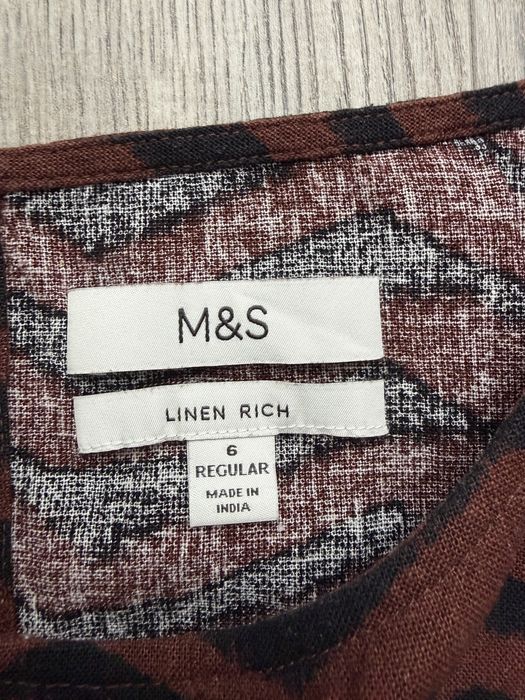 Rochie M&S din in și viscoza