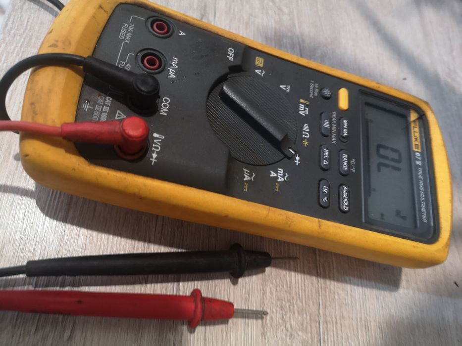 Fluke 87 V Дигитален Тестер Мултицет измерване Изолация Клещи Крипване
