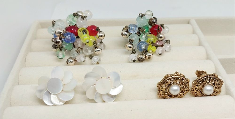 Лот 3 винтажных клипс из Америки.