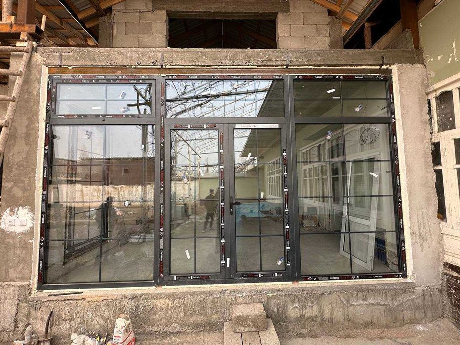 Akfa Imzo / Termo eshik / Афка окна / Термо двери