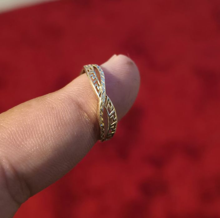 Vand inele din aur 14K 585