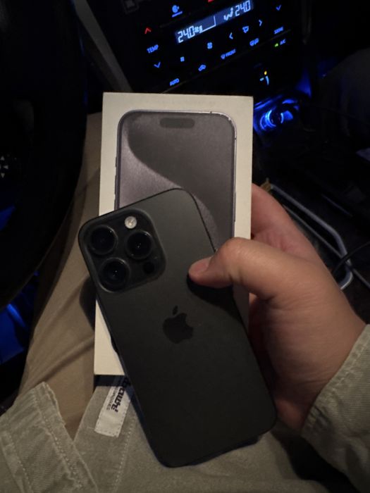 15 про black titan 256gb