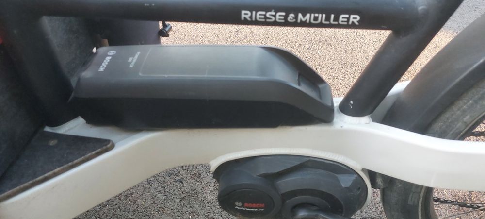 Продавам електрически немски алуминиев карго байк  28 цола