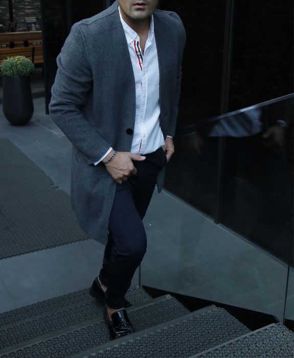 Пальто без воротников для мужчин