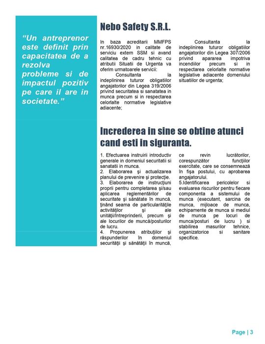 Servicii SSM & SU Profesionale