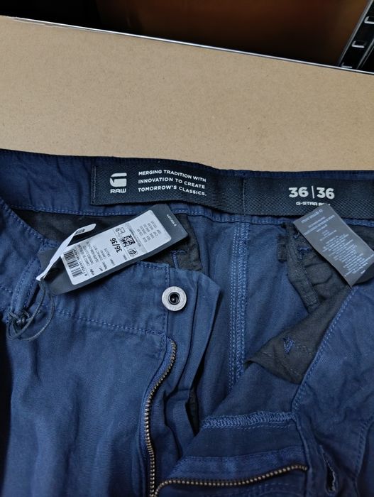Оригинален G-Star Raw Cargo 3D W36 панталон нов мъжки карго