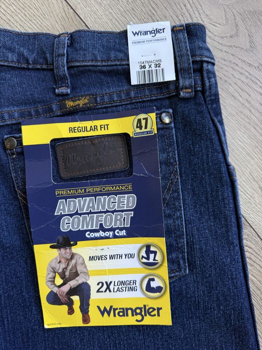 Blugi WRANGLER 47 Cowboy Cut Indigo Barbati | 36 x 32 (Talie 94 cm)