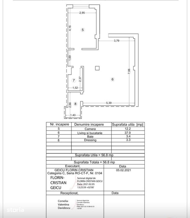 Apartament 2 camere - Central Năvodari