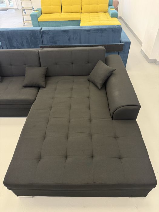 Coltar in L  extensibil cu perne