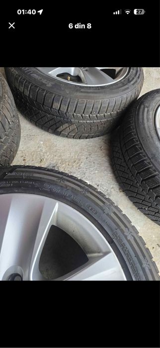Jante r17 originale BMW cu cauciucuri iarna dot 2023 stare foarte bună