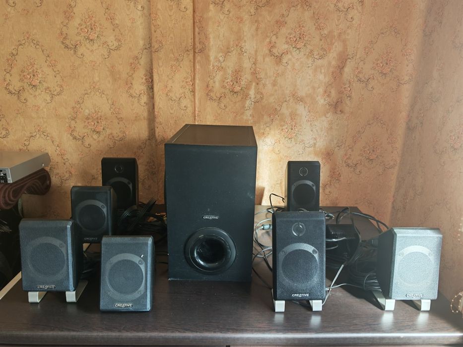 Creative Inspire T7700 Surround 7.1 тонколони употребявани, 92 вата