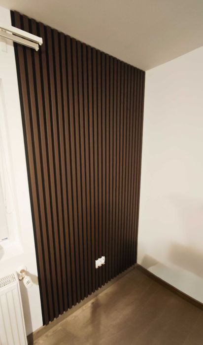 3 bucati riflaj stejar - maro inchis 218.5 x 40cm