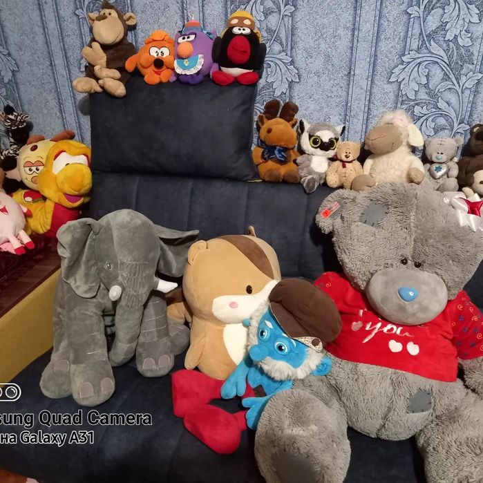 Мягкие игрушки высокого качества мишки Тедди,Спанч,Винни,Энгри бёрдс