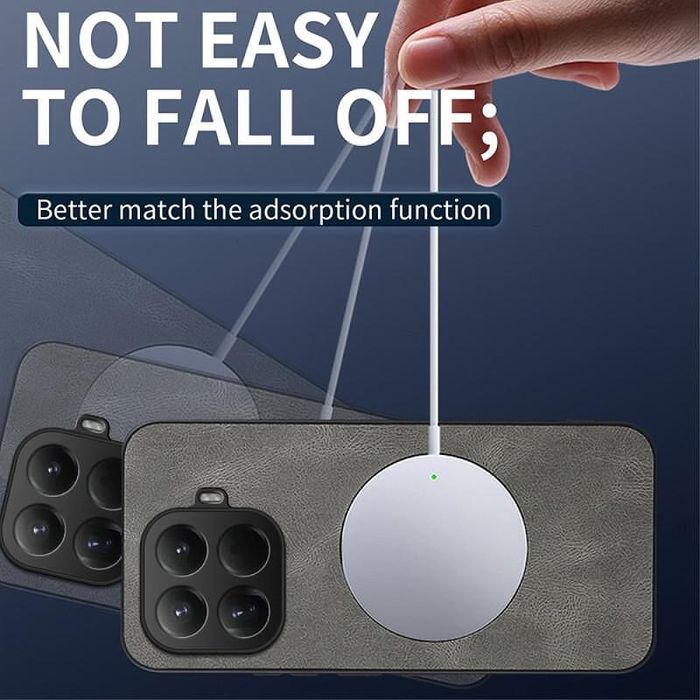 Стилен magsafe кейс за xiaomi 15t pro - сив