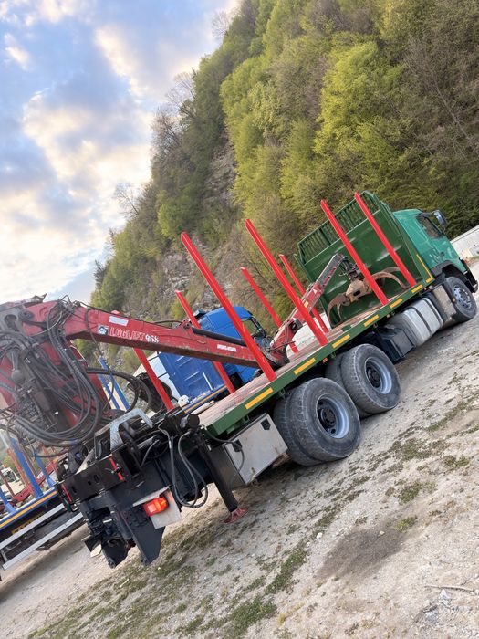 Camion forestier/transport busteni Volvo FM 440 euro5 ( macara loglift 96s)