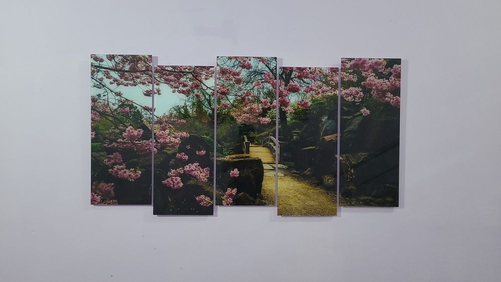 Стеклянные модульная картинка