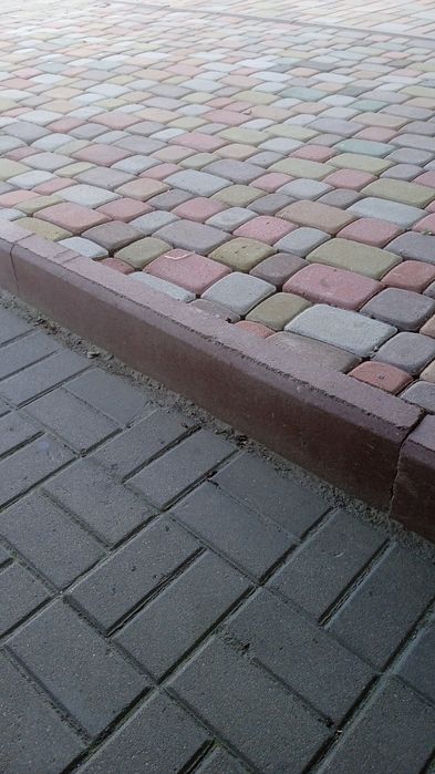 Брусчатка вибропрессованная "Кирпичик"