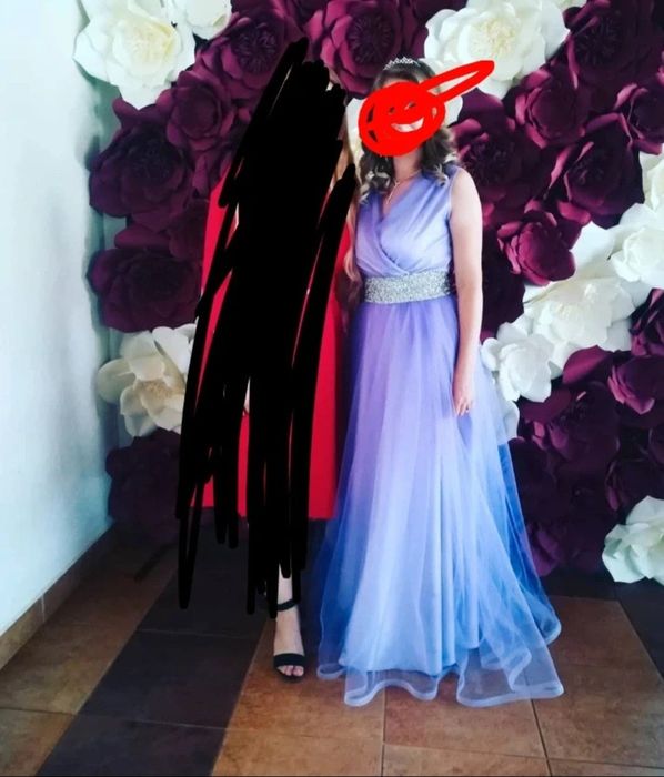 Rochie eleganta lila