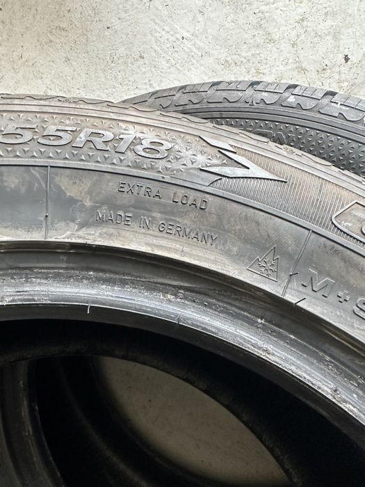2 anvelope goodyear 255 55 18 ms top profil aprox 6 mm