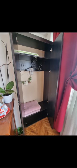 Dulap wenge cu doua usi si oglinzi