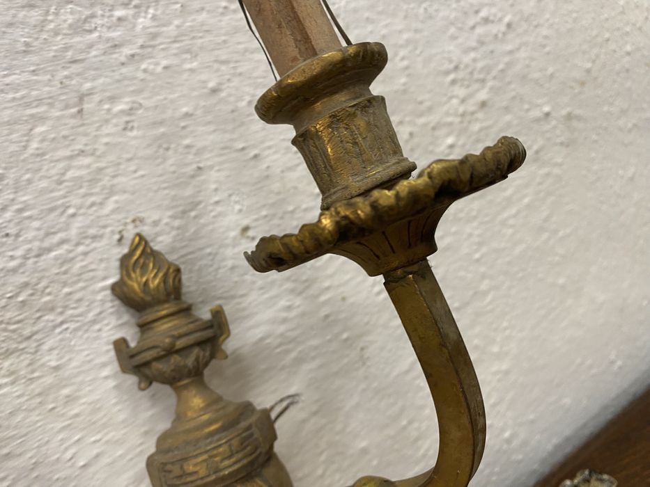 Френски аплик от масивен месинг