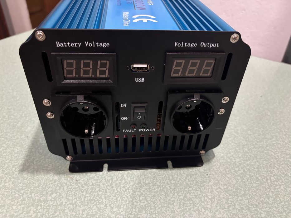 Инвертор преобразовател пълна чиста синусоида 24v -  220v - 6000W