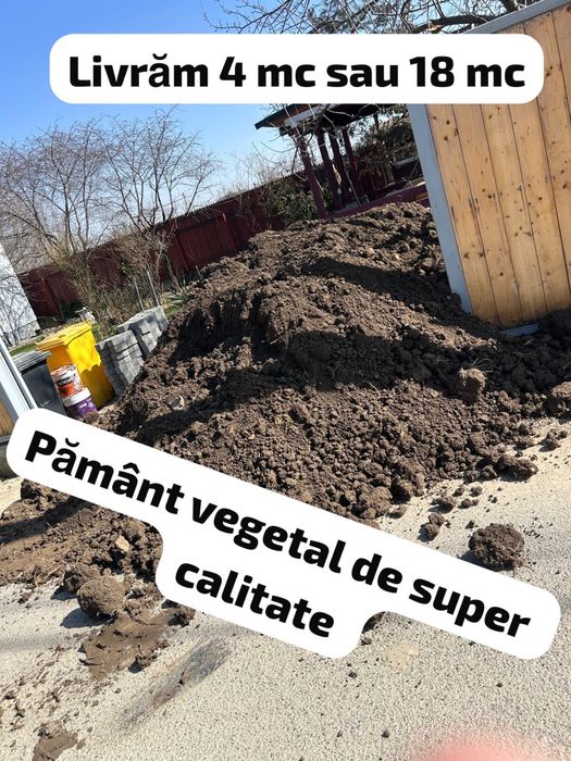 Pamant vegetal negru,pamant de calitate-bragadiru,clinceni/domnesti