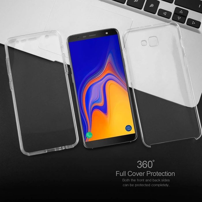 Husa CRYSTAL 360° fata + spate Samsung Galaxy J4 Plus / J6+ / J6 Plus