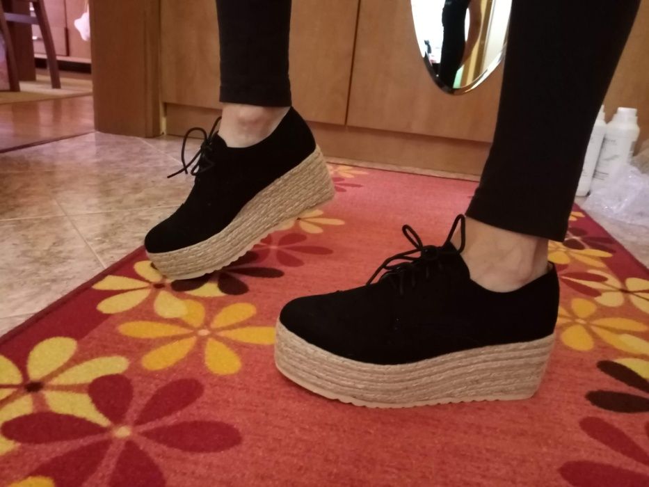 Дамски обувки от Англия платформа / сандали